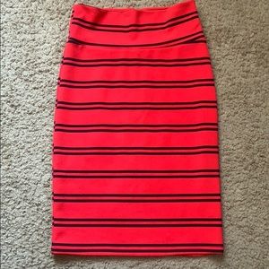 Lularoe Striped Cassie Skirt